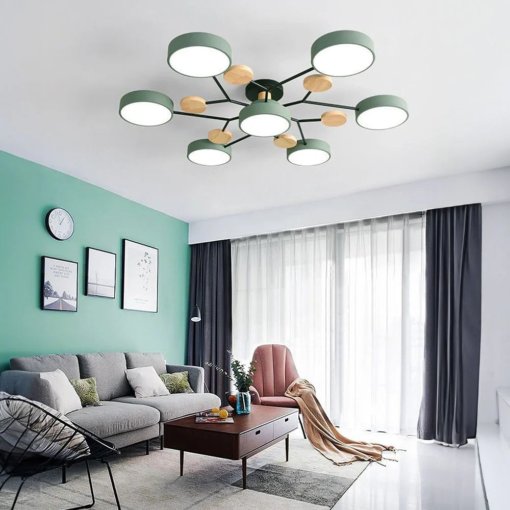 Modern halo LED ceiling light