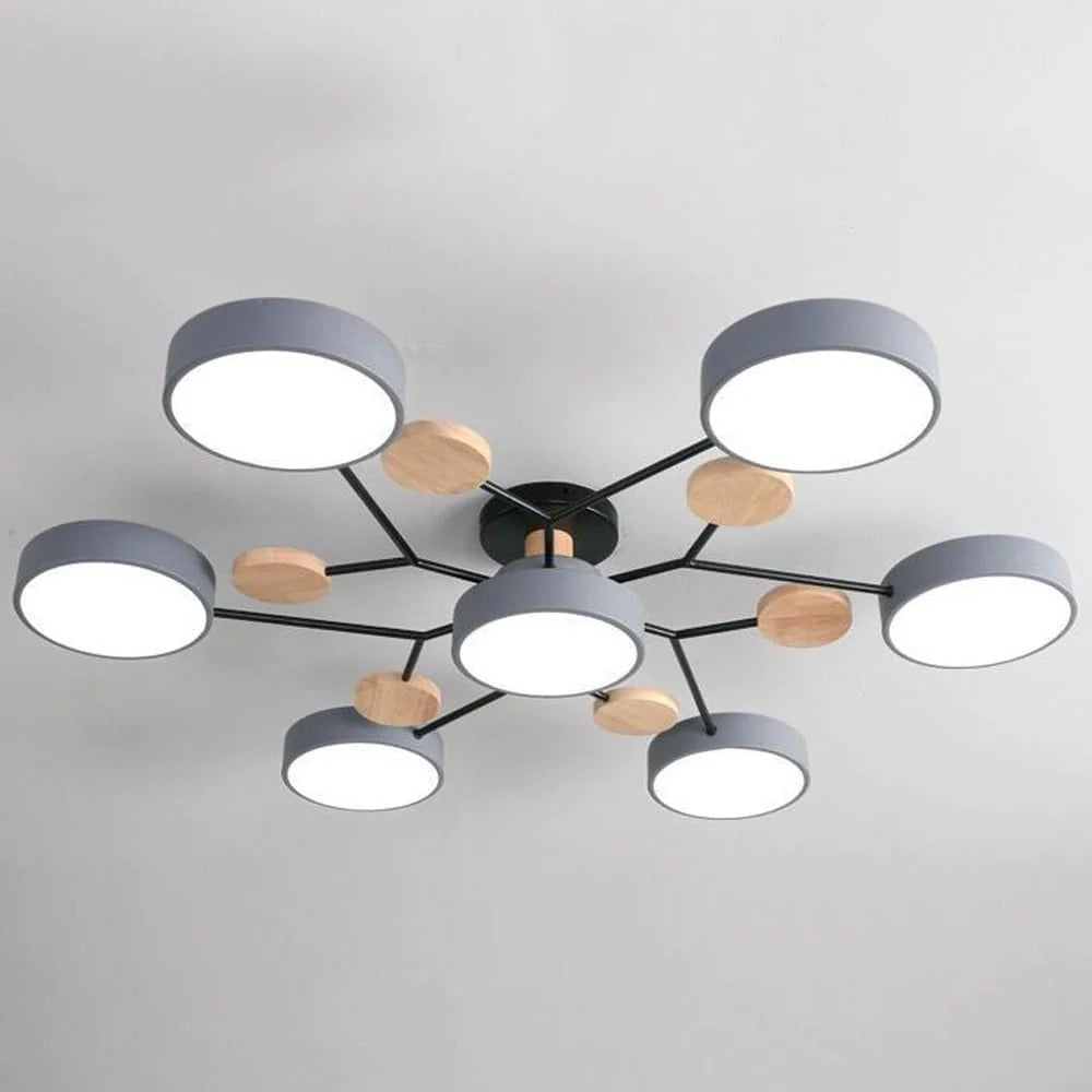 Modern halo LED ceiling light