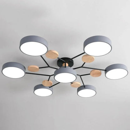 Modern halo LED ceiling light