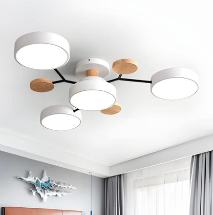 Modern halo LED ceiling light