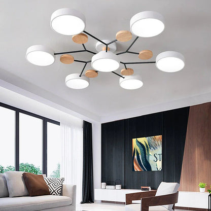Modern halo LED ceiling light