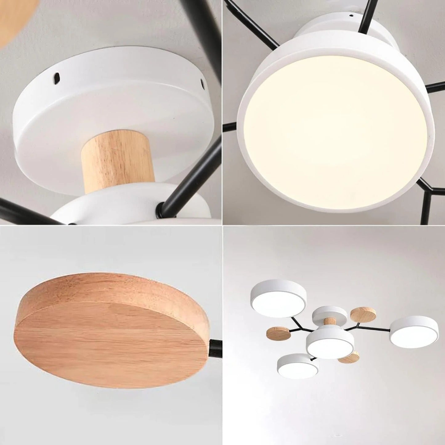 Modern halo LED ceiling light