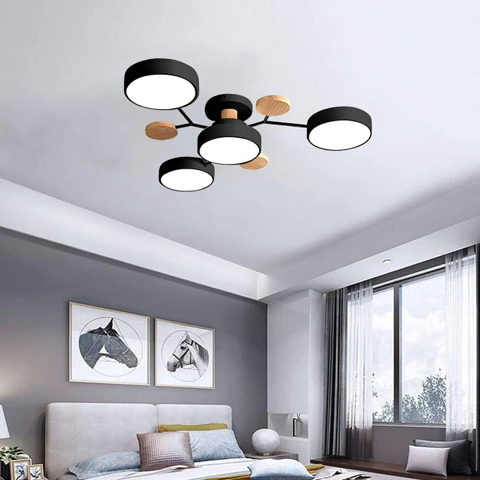 Modern halo LED ceiling light