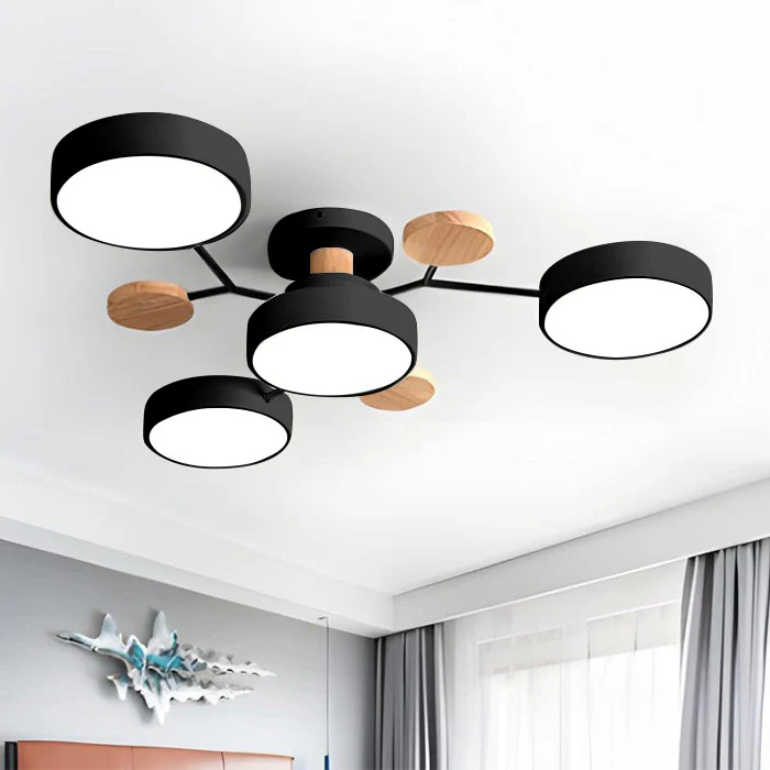 Modern halo LED ceiling light
