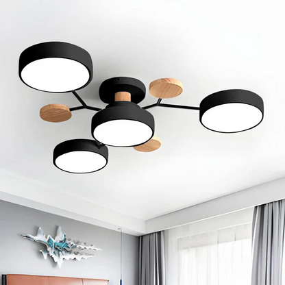 Modern halo LED ceiling light