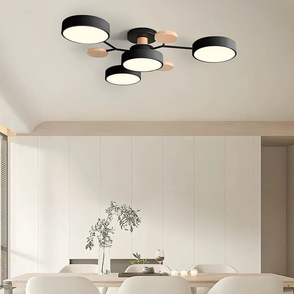 Modern halo LED ceiling light