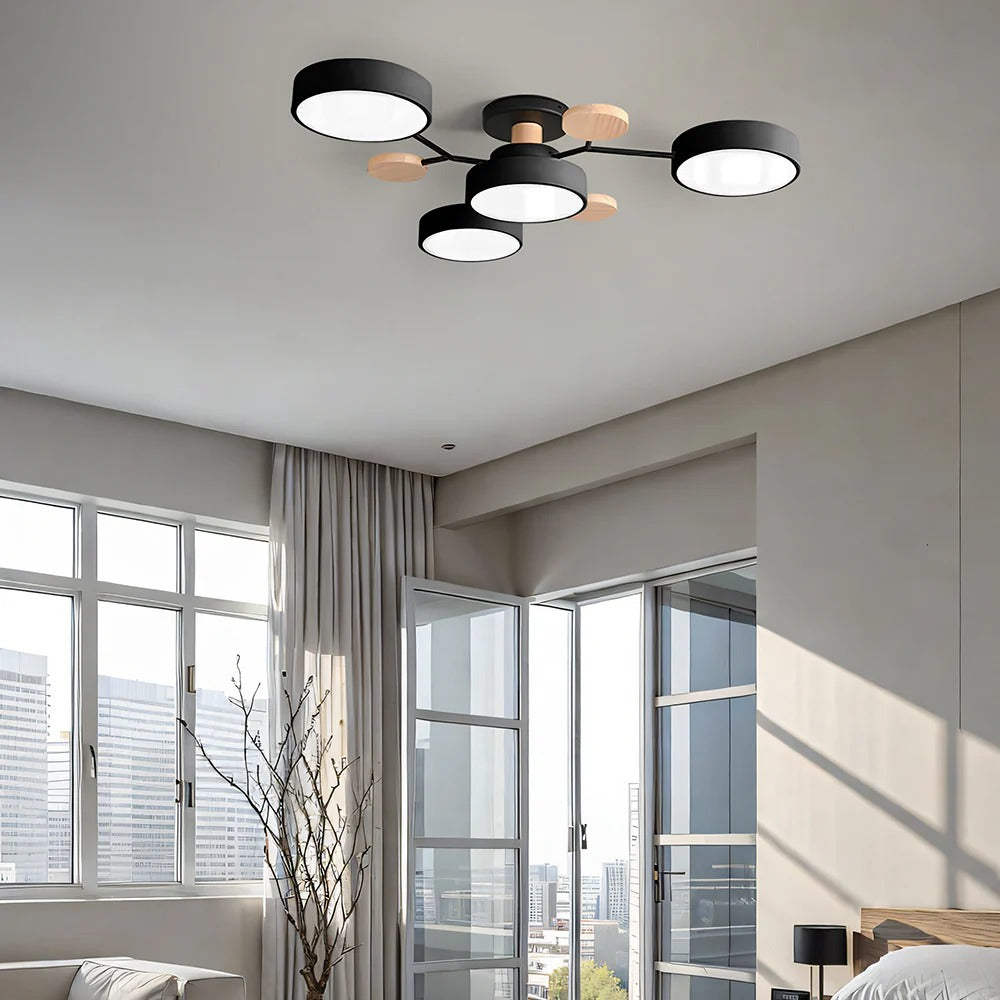 Modern halo LED ceiling light