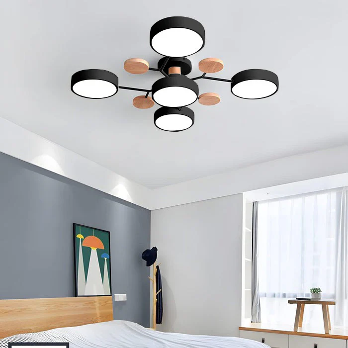 Modern halo LED ceiling light