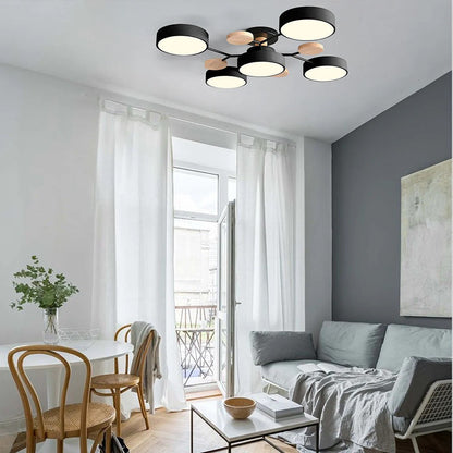 Modern halo LED ceiling light