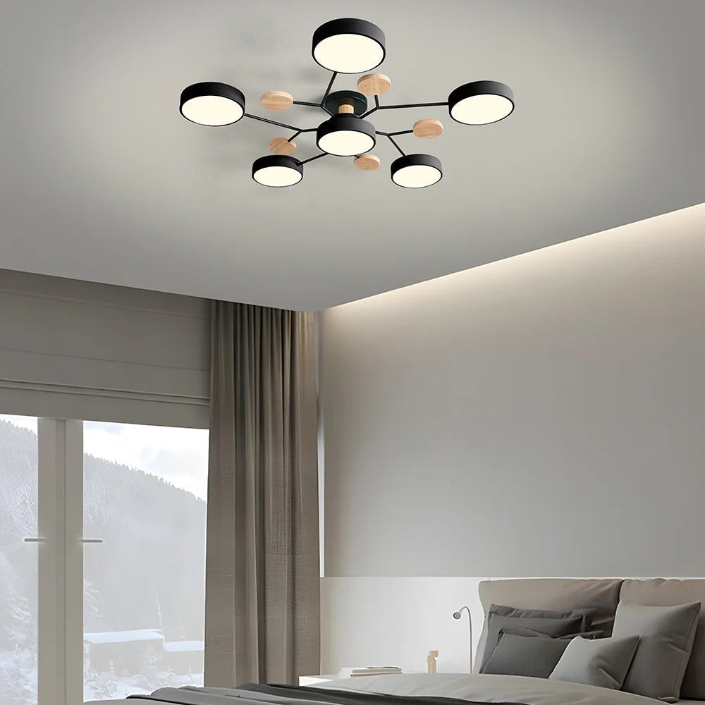 Modern halo LED ceiling light