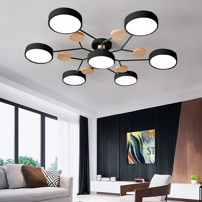 Modern halo LED ceiling light