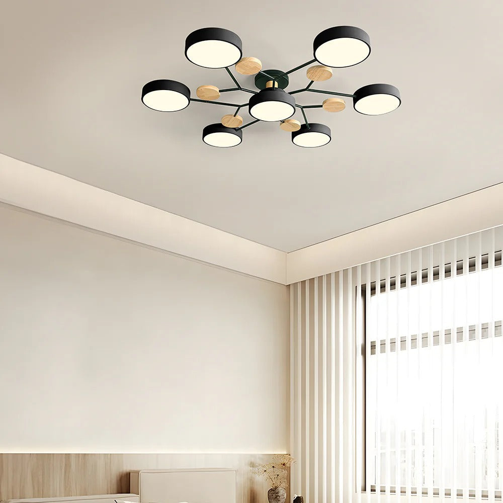 Modern halo LED ceiling light