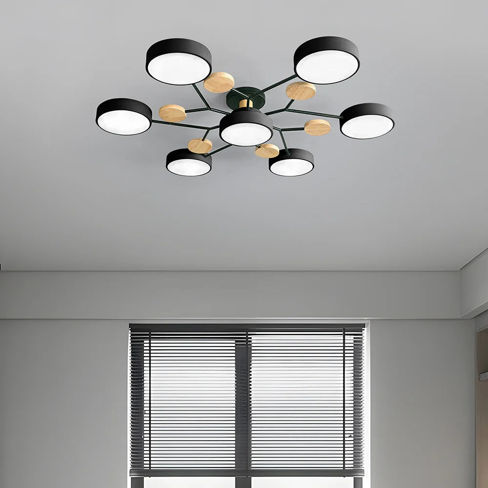 Modern halo LED ceiling light