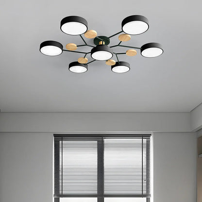 Modern halo LED ceiling light
