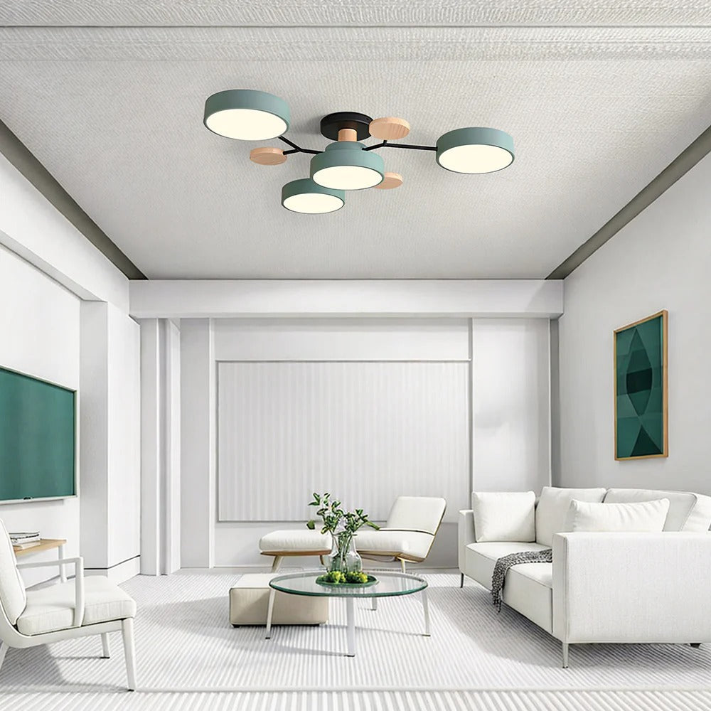 Modern halo LED ceiling light