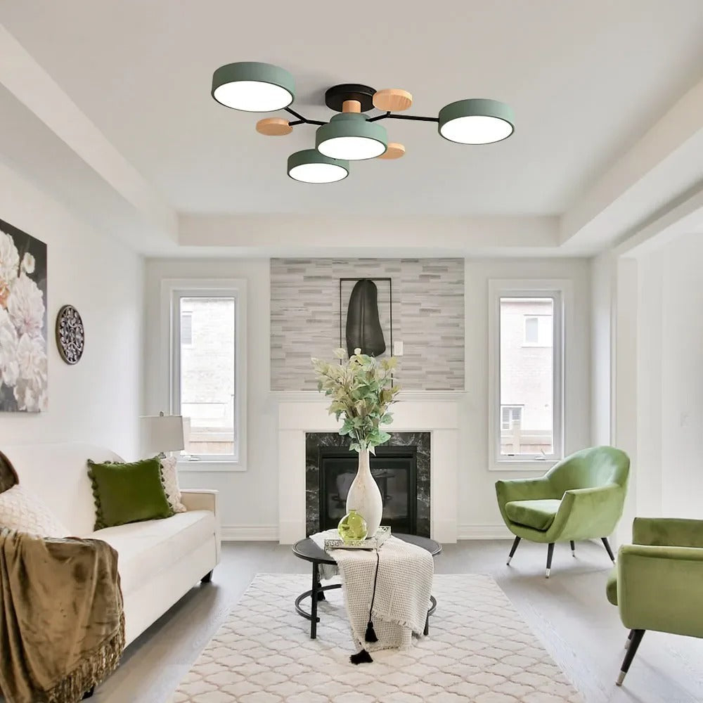 Modern halo LED ceiling light