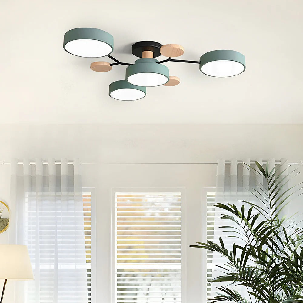 Modern halo LED ceiling light