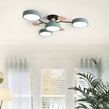 Modern halo LED ceiling light