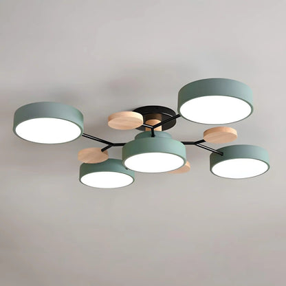 Modern halo LED ceiling light