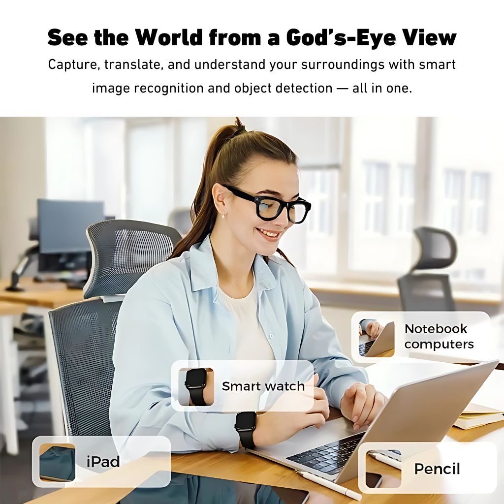 VisionX-smartbril – slimme bril met camera en audio in een stijlvol ontwerp