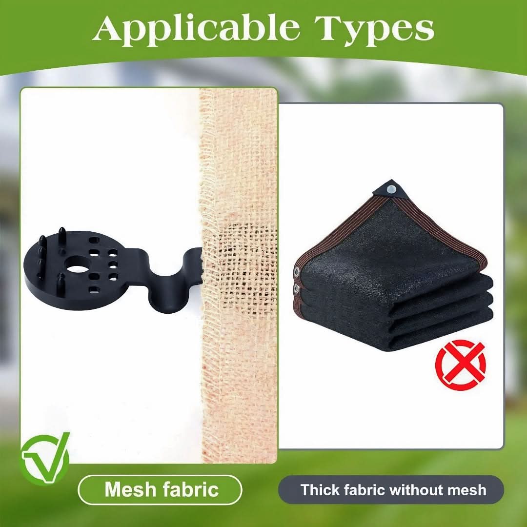 Mesh Hangers - Safe Shade, Seamless Style!
