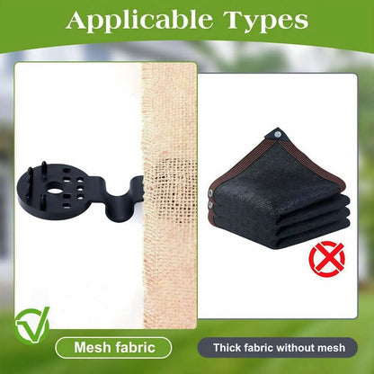 Mesh Hangers - Safe Shade, Seamless Style!