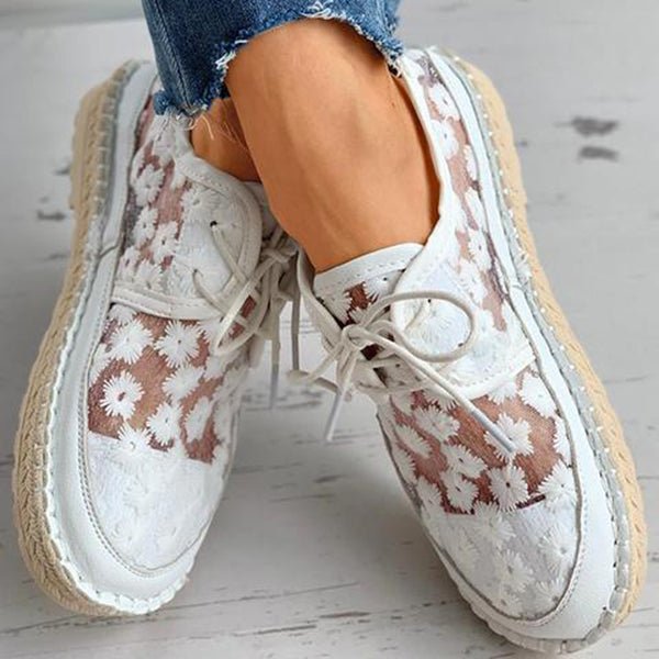 Orthopaedic Embroidered Sneakers for Women - Liz