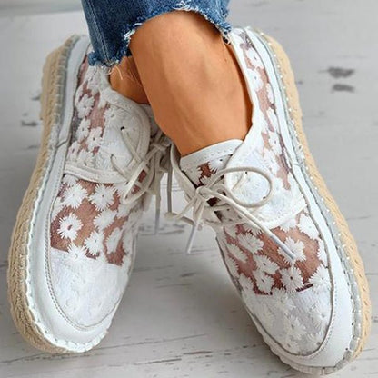 Orthopaedic Embroidered Sneakers for Women - Liz