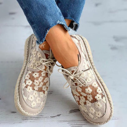 Orthopaedic Embroidered Sneakers for Women - Liz