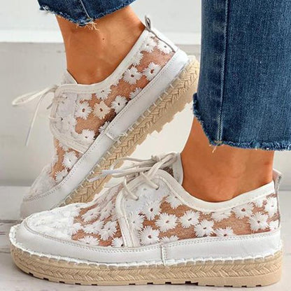 Orthopaedic Embroidered Sneakers for Women - Liz