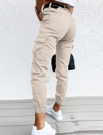 Sofie | Pantalon cargo taille haute