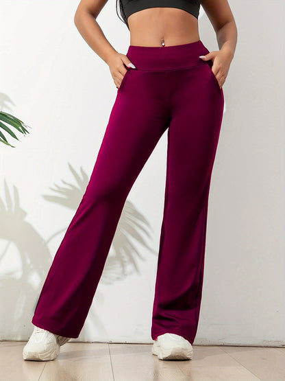 Sophie | Pantalon de yoga décontracté uni