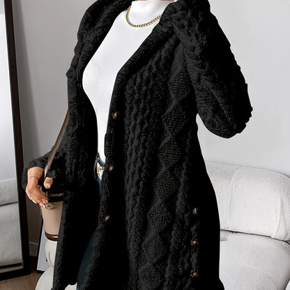 Sophie | Manteau à capuche en peluche douce