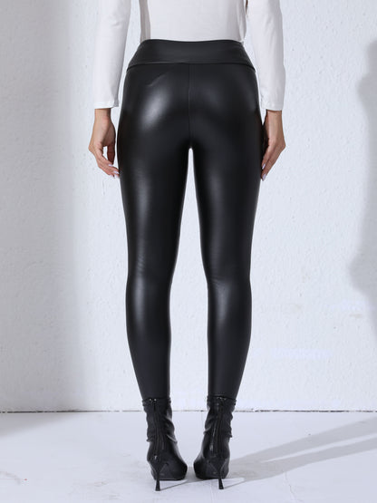 Sophie | Leggings de sport d'extérieur en cuir PU