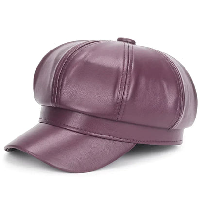 Sophie | Béret en cuir élégant