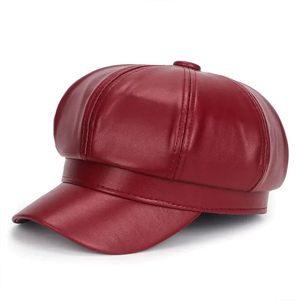 Sophie | Béret en cuir élégant