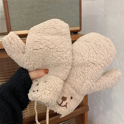 Sophie | Moufles en peluche douces et chaudes