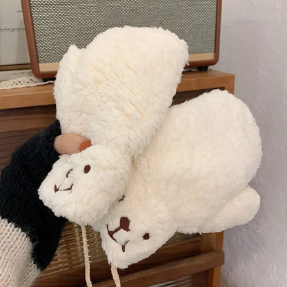 Sophie | Moufles en peluche douces et chaudes