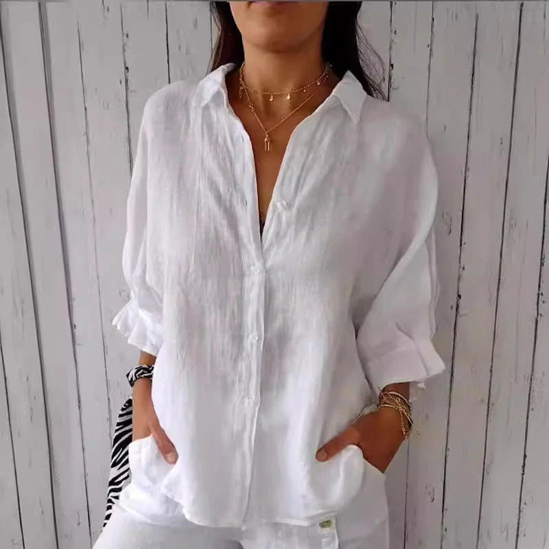 Linen Women's Blouse - Sophie