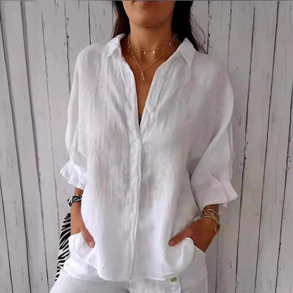 Linen Women's Blouse - Sophie