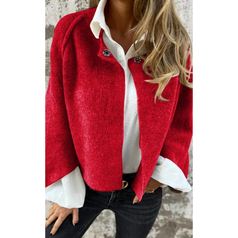 Short Buttoned Jacket for Women