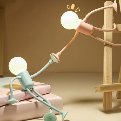 Flexible Desk Lamp with Suction Cup – Playful and Adjustable Lighting for Home or Work