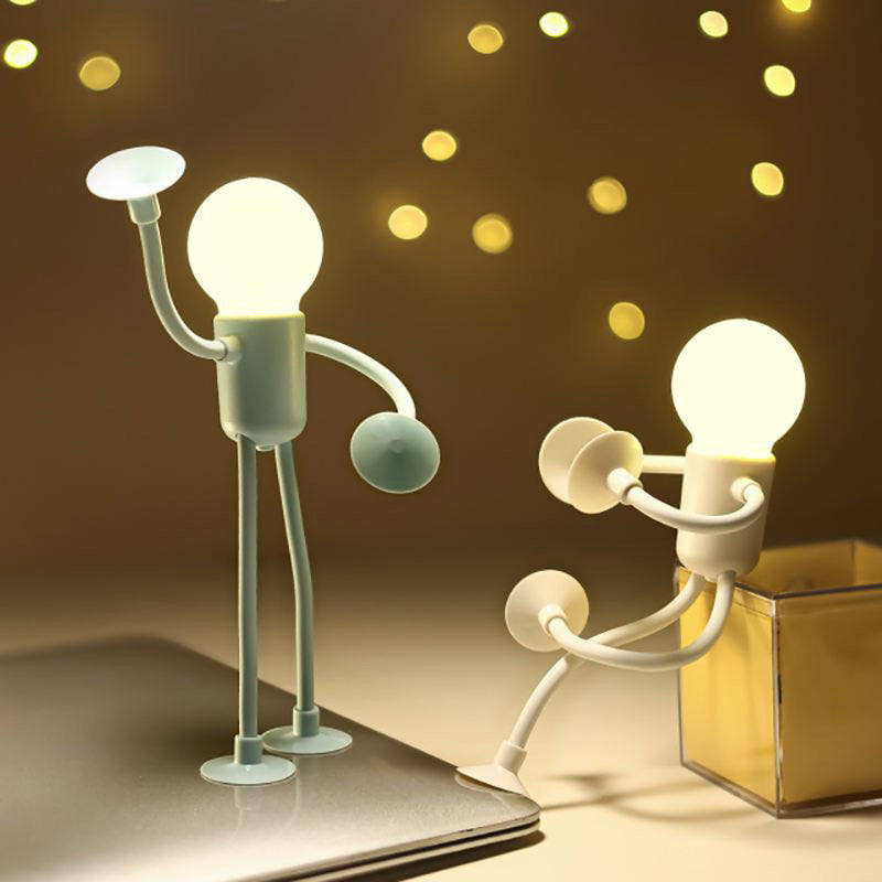 Flexible Desk Lamp with Suction Cup – Playful and Adjustable Lighting for Home or Work