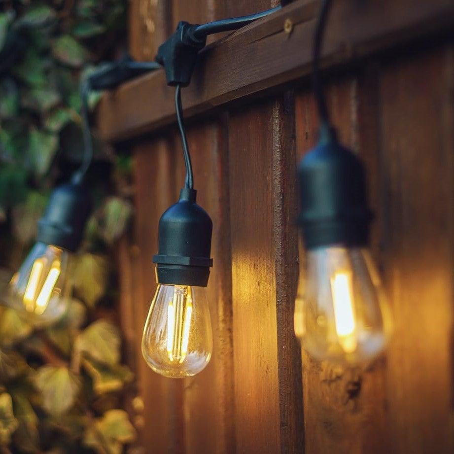 Heavy Duty LED String Lights for Outdoors - Waterproof and Connectable