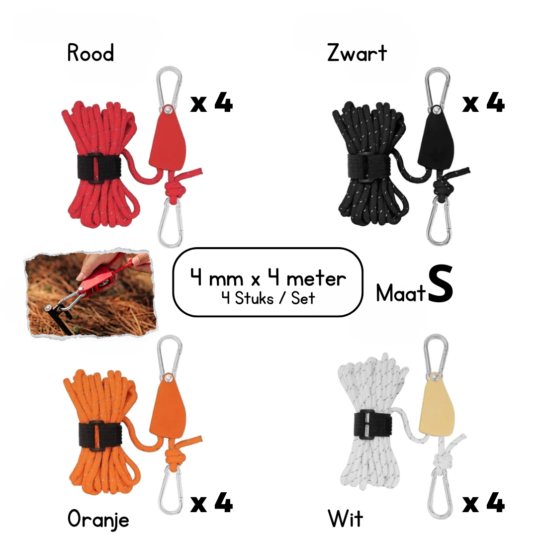 Pulley Camping Rope - High Strength & Quick Release