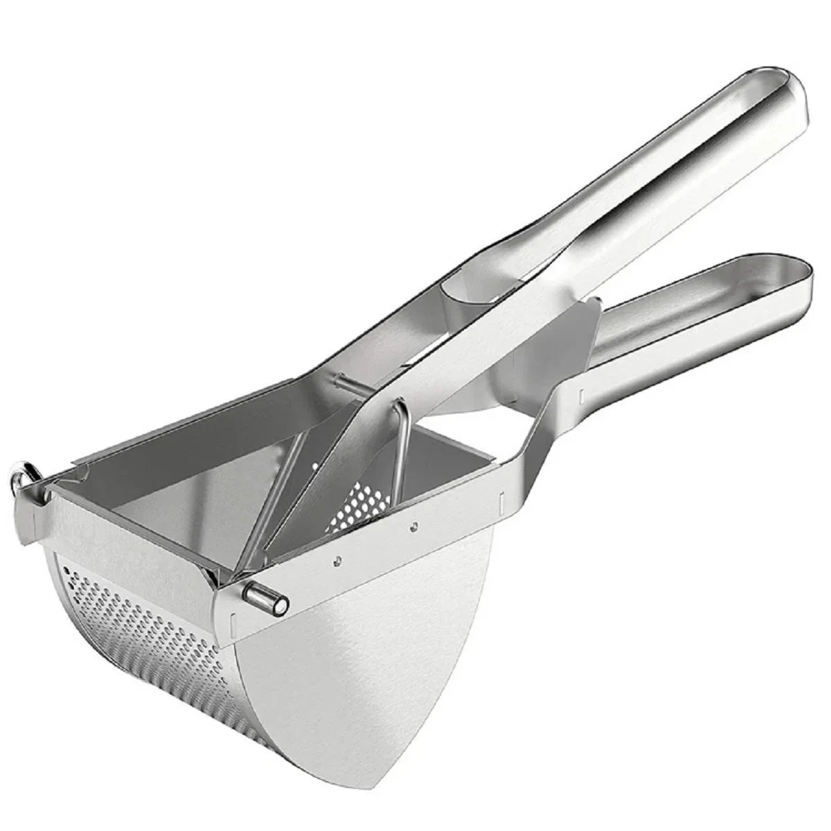 Stainless Steel Potato Ricer - Masher for Potatoes, Fruit & Vegetables