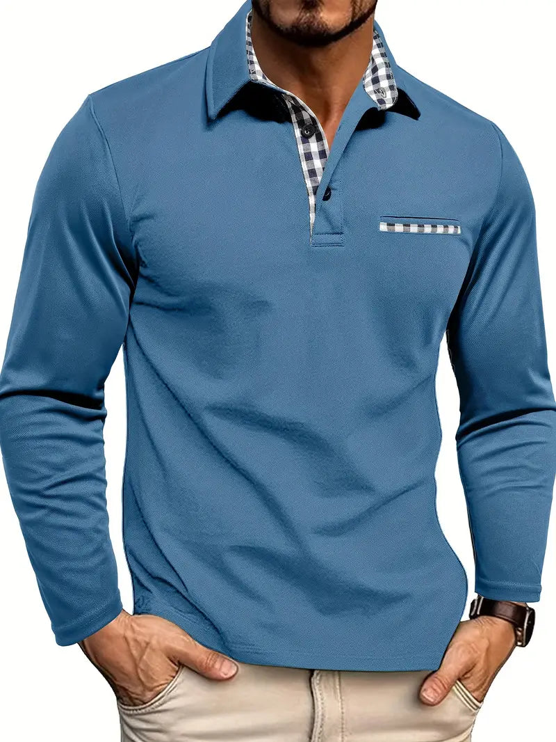 Stefan | Polo manches longues pour homme
