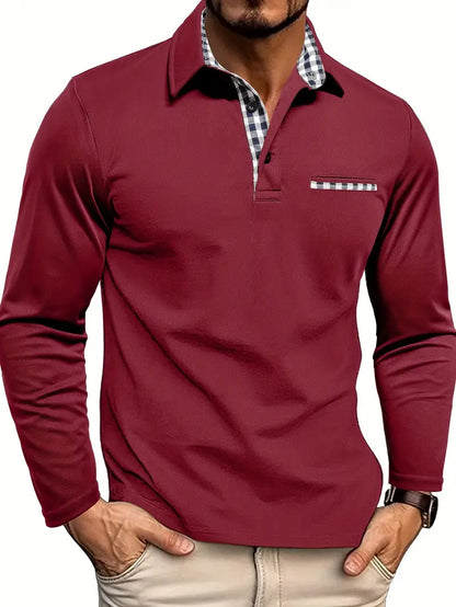 Stefan | Polo manches longues pour homme