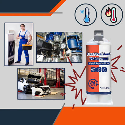 Metal Repair Glue 50 g - Waterproof Bonding Formula