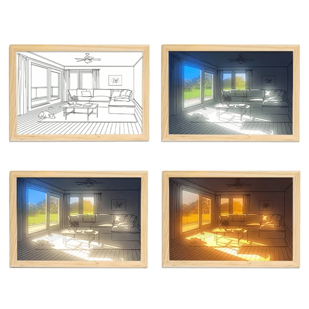 Studio-Scene | Cuadro iluminado
